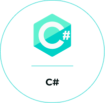 C# icon representing proficiency in the C# programming language.